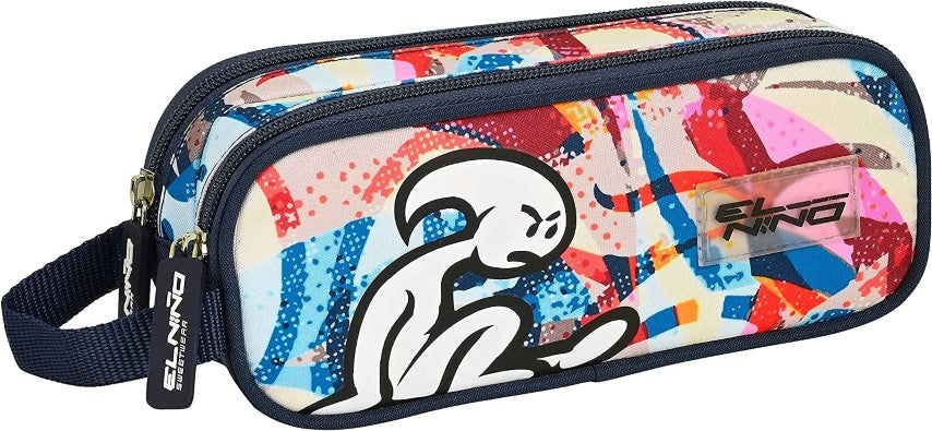 Portatodo Doble El Niño Life Is Fun 21x6x8cm (V)