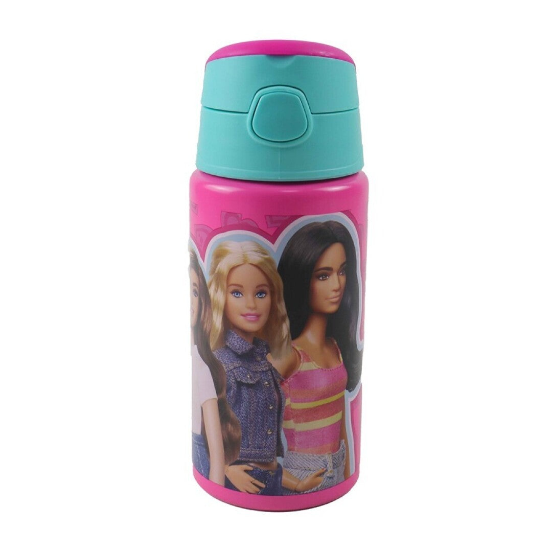 Botella Aluminio Flip Barbie