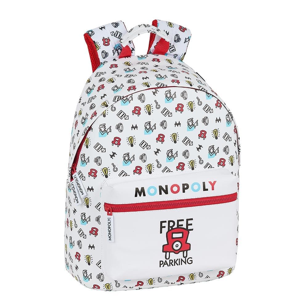 Mochila Portátil 14.1 Monopoly 32x14x43cm. (V)