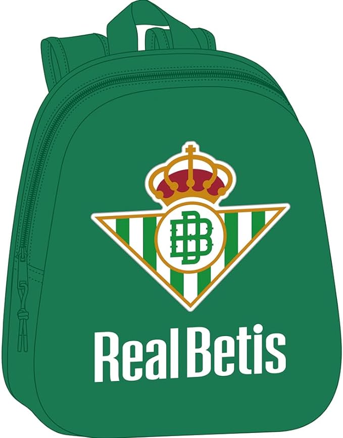 Mochila 3D Real Betis 27x10x33cm.