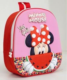 Mochila 3D Minnie Disney 24x29x9.5cm. (V)