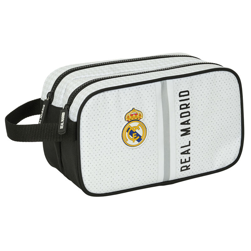 Neceser 2 Cremalleras Adapt.Carro Real Madrid 1ª Equip. 24/25 26×12,5x15cm