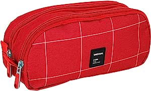 Portatodo Doble Unequal Rojo 24,5X9,5Cm (V)