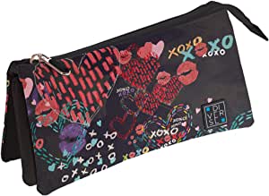 Portatodo Triple Diverse20 Xo Negro 23,5X12X14Cm (V)