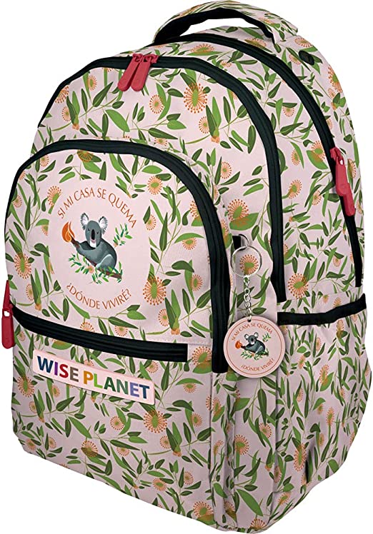Mochila Roomy Planet21 Koala 33X46X22,5Cm (V)