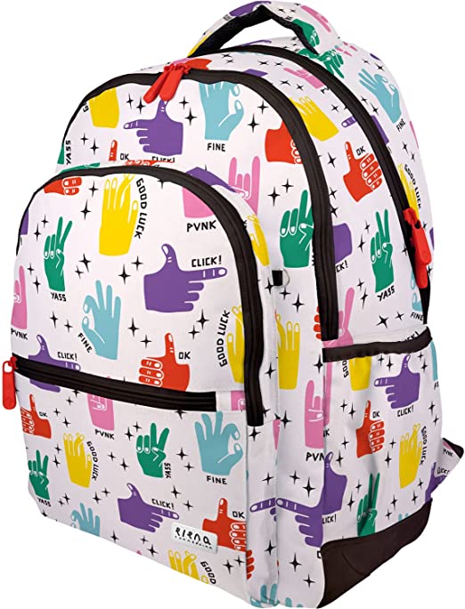 Mochila Rubber Ec 22 Hands 33X46X22,5Cm (V)