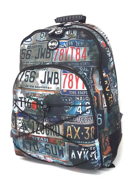 Mochila Grande B4U Matriculas 41Cm (V)