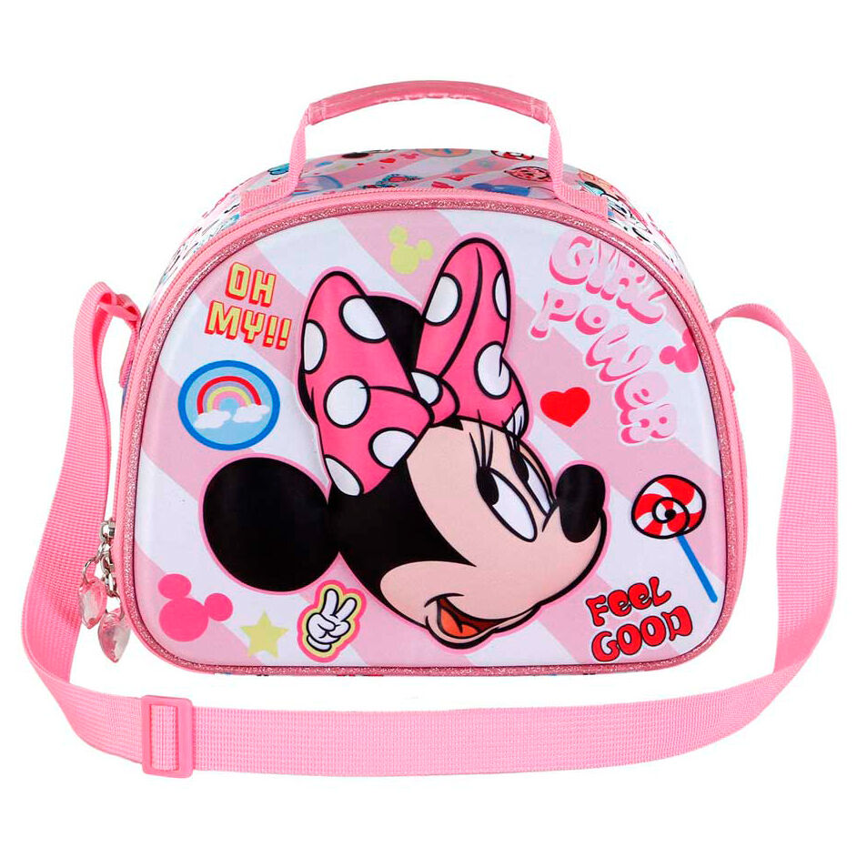 Portameriendas 3D Power Minnie Disney 20×25,5x10cm