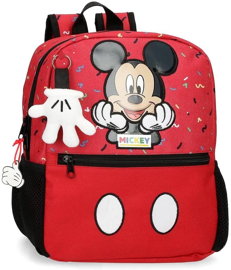 Mochila Infantil Mickey Disney 25x32x12cm.