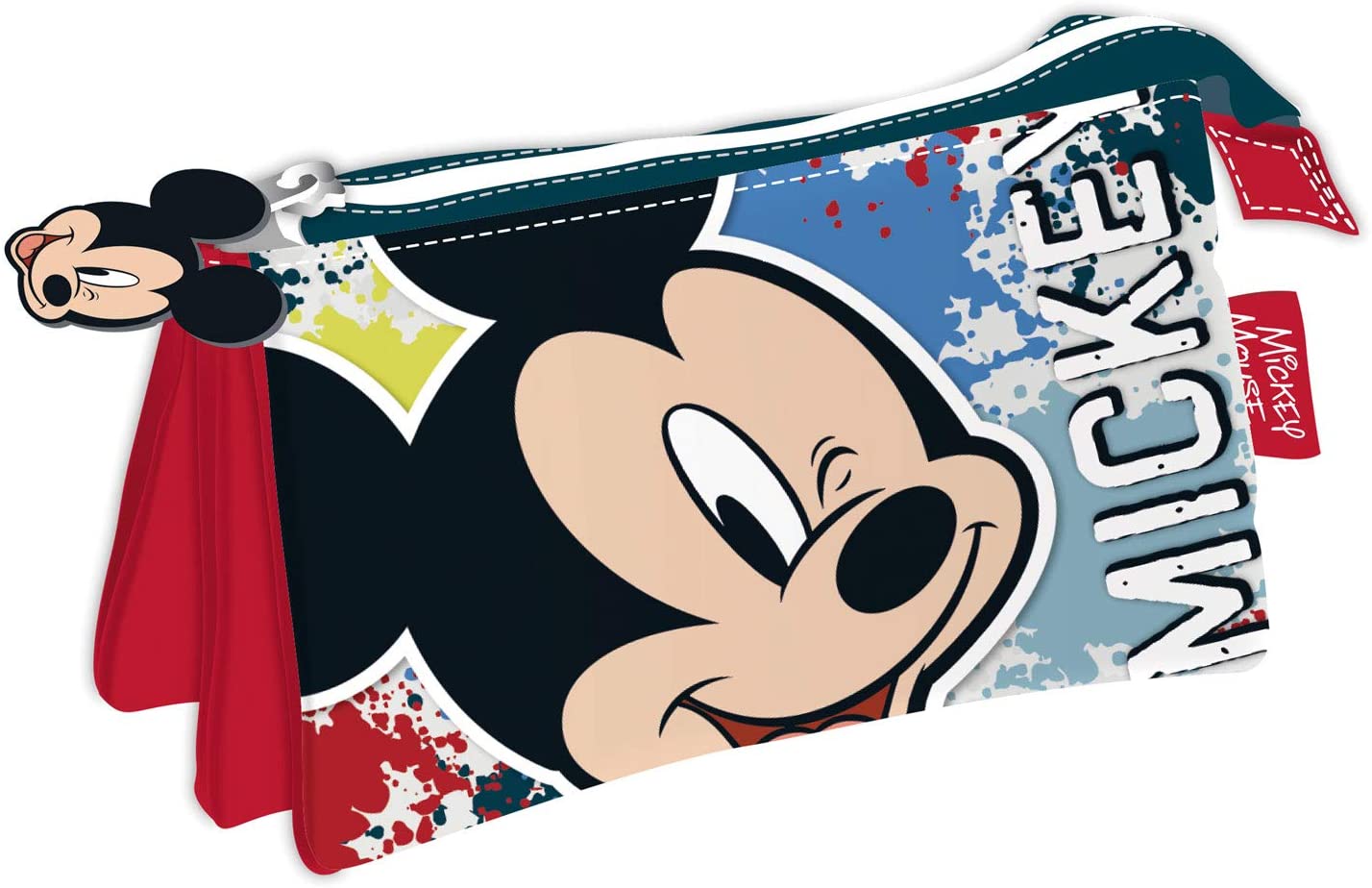 Portatodo Triple Mickey Disney 21x11cm.