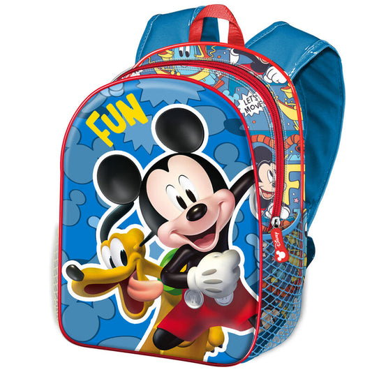 Mochila Basic Mickey Disney Adaptable 39x31x15cm.