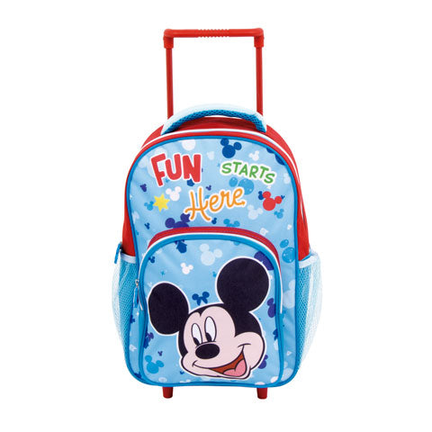 Trolley Mickey Disney Polyester 24X36X12Cm