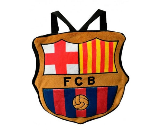 Mochila peluche fc barcelona 9x32x30
