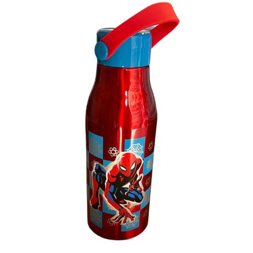 Botella Aluminio Spiderman Marvel con Asa 760ml