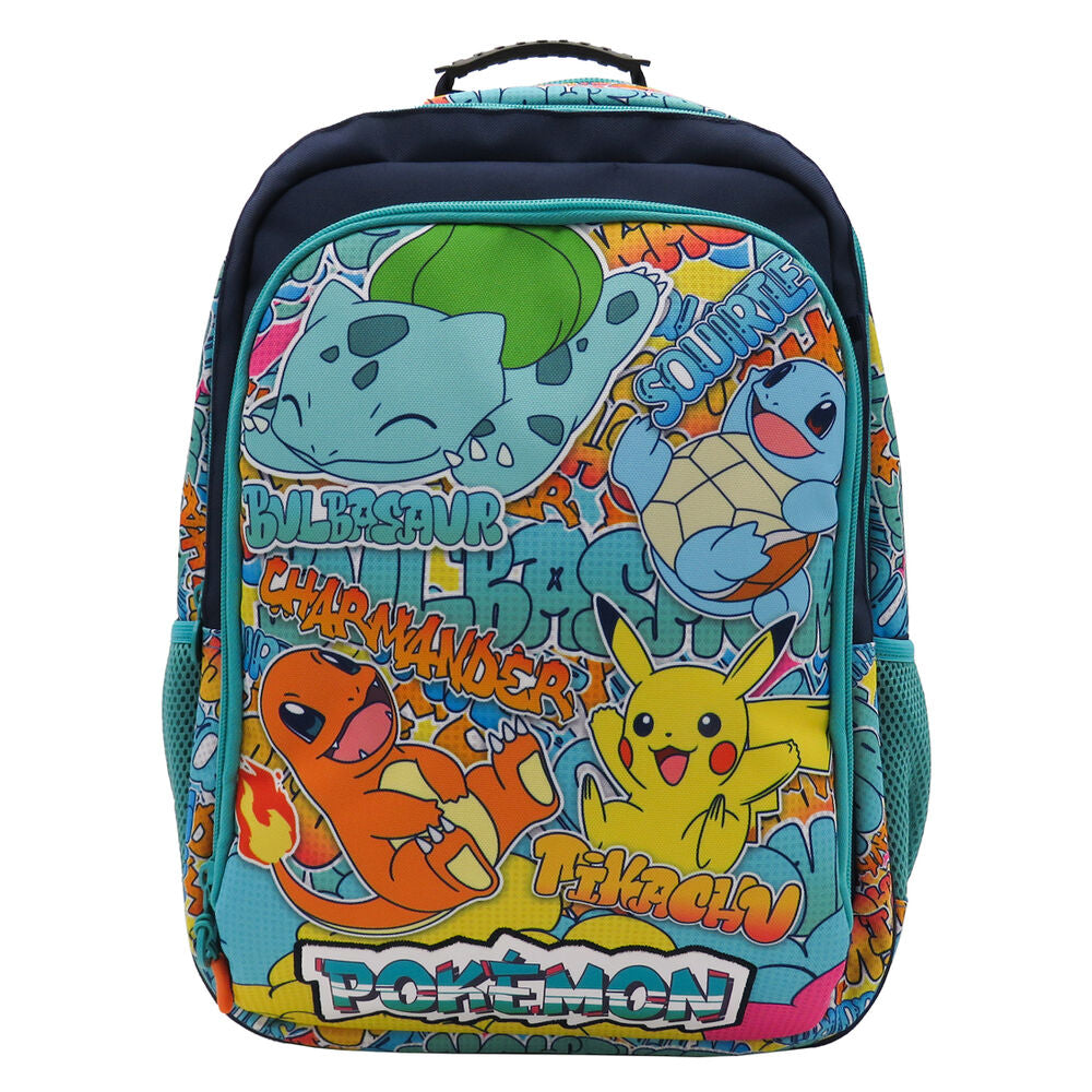 Mochila Urban Colors Pokemon Adaptable 42x31x13cm.