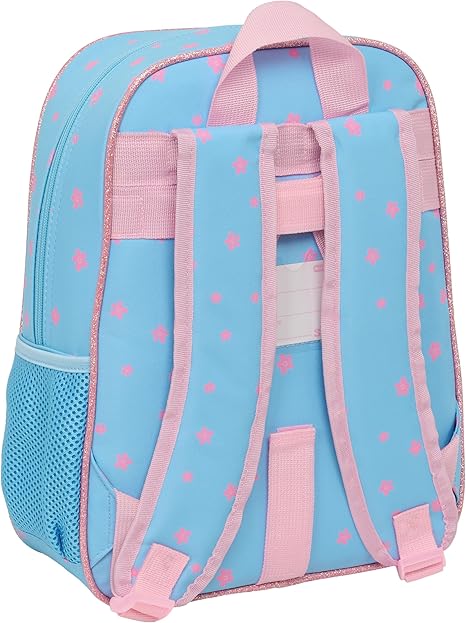 Mochila Infantil, Adaptable a Carro STITCH HAPPY 26x11x34 cm