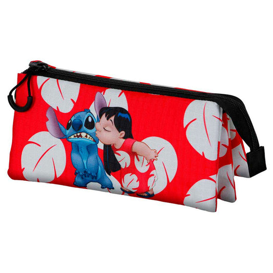 Portatodo Kiss Stitch Disney Triple 10×23,5x5cm.