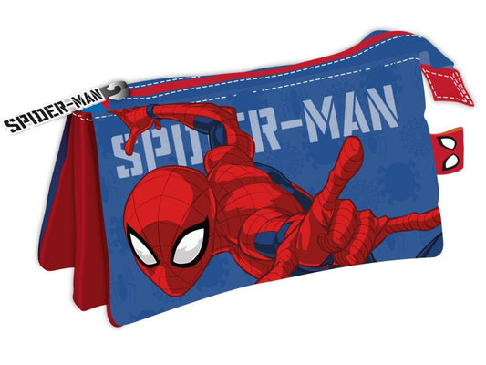 Portatodo Triple Spiderman Marvel 21X11X3,5Cm