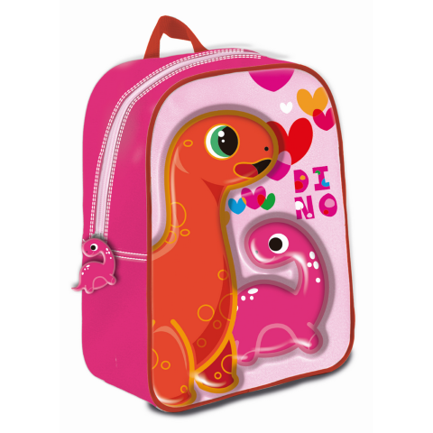 Mochila 3D Dino Bags 24x29x9.5cm. (V)