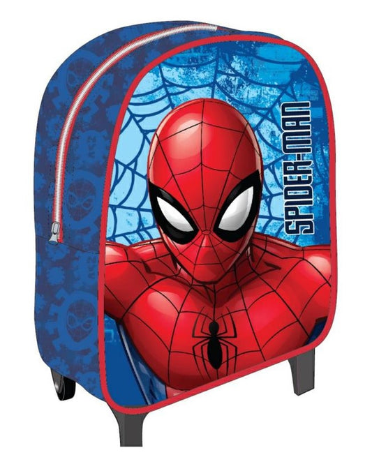 Mochila Carro Spiderman Marvel 24x28x10cm.