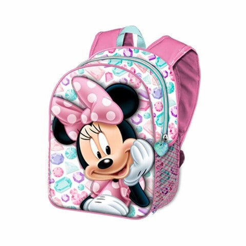 Mochila 3D Minnie Disney 31x27x11cm.