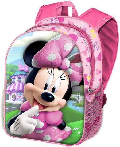 Mochila 3D Minnie Disney 31x27x11cm.