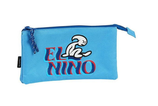 Portatodo Triple El Niño Light Blue 22x12x3cm (V)