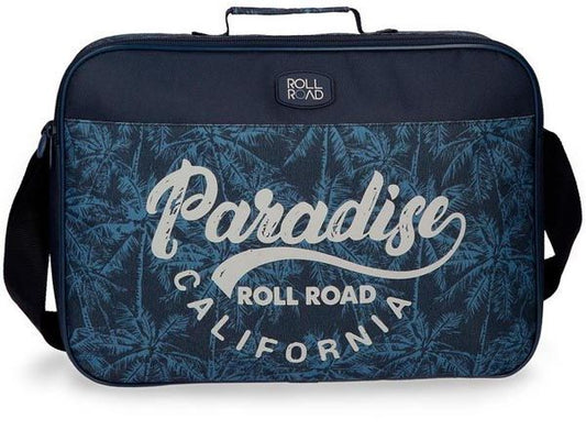 Cartera Escolar Palm Roll Road Azul 38cm (V)