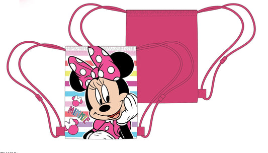 Saco Mochila Minnie Disney 40x35cm.