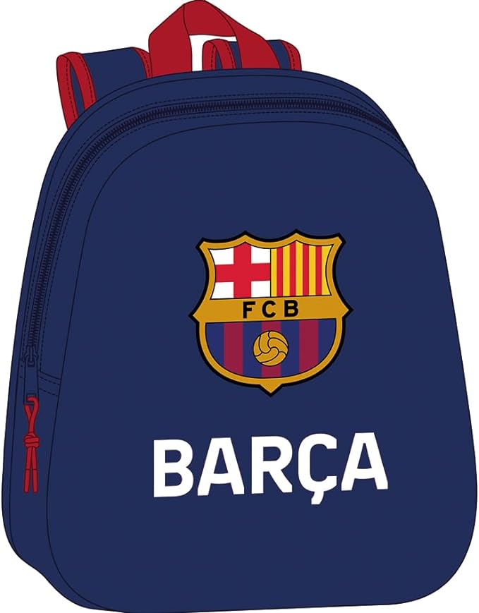 Mochila 3D F.C.Barcelona 27x10x33cm.