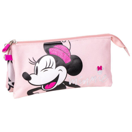 Estuche Portatodo 3 Compartimentos Minnie 22.5 X 2.0 X 11.5 Cm