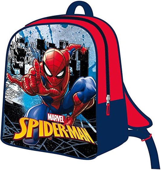 Mochila 3D Spiderman Marvel 31x25x10cm.