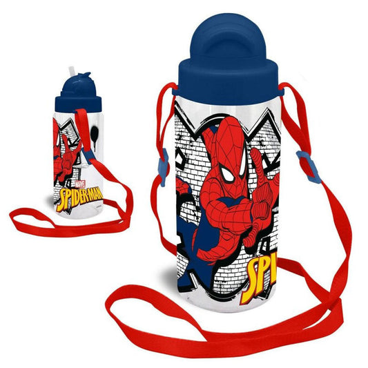 Cantimplora De Tritan Con Asa 500Ml Spiderman Marvel