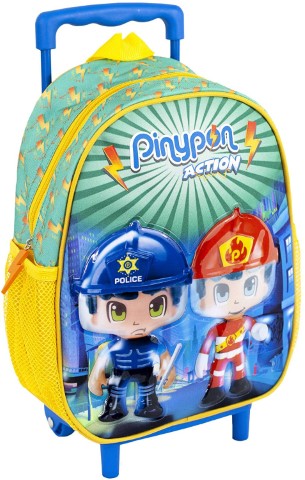 Mochila Carro Pinypon Action 29x25x12cm (V)