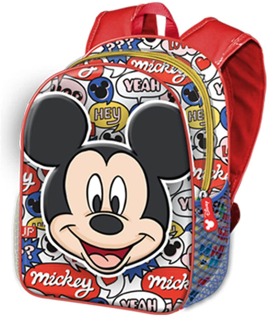 Mochila 3D Mickey Disney 31x27x11cm.