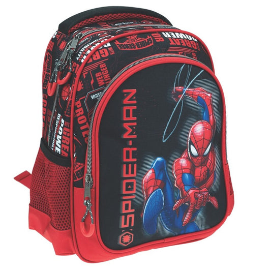 Mochila Junior Spiderman Logo 30x25x15cm.