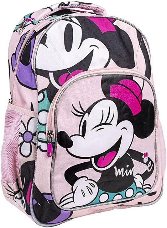 Mochila Escolar Mediana Minnie Disney 42cm