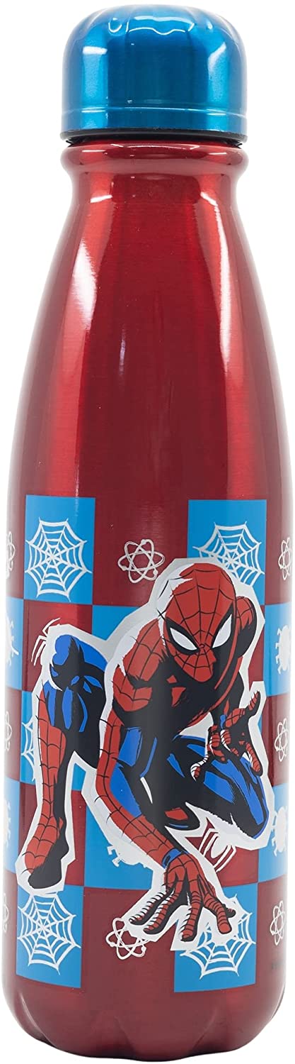 Botella Spiderman Marvel Reutilizable Aluminio Infantil 600Ml