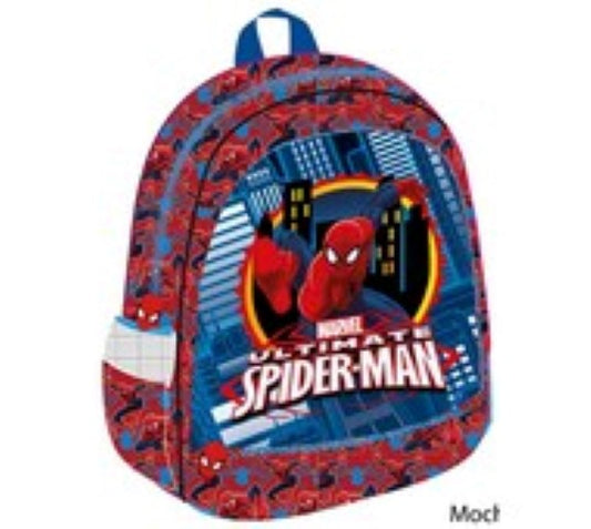 Mochila Spiderman Marvel Adp.4 Cremalleras 41x34x18,5cm.