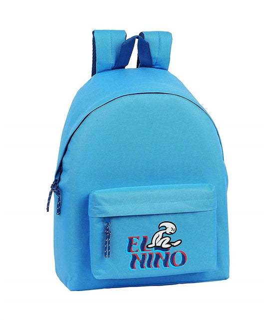 Mochila El Niño Light Blue 33x42x15cm (V)