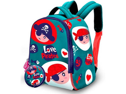 Mochila Neopreno Pirata 25cm. (V)