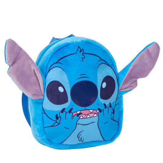 Mochila Peluche Stitch Disney 18x22x8cm.