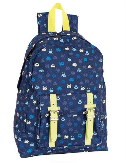 Mochila Mayfair Space Invaders 40x30x17cm. (V)