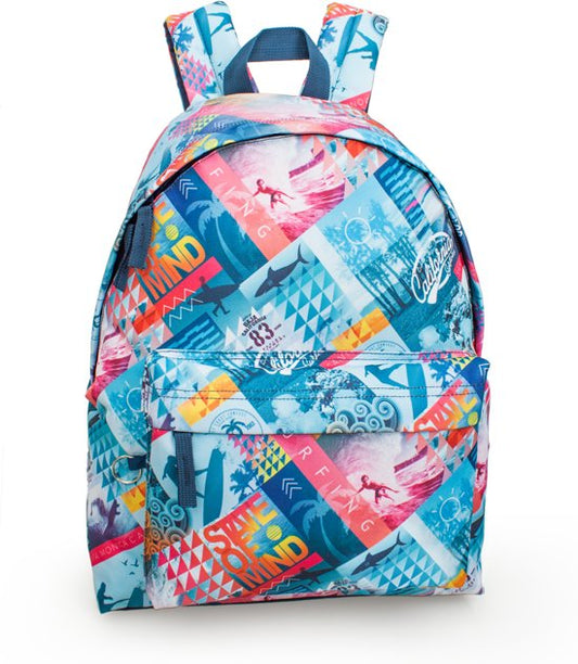 Mochila Delbag Surfing 33x13x43cm. (V)