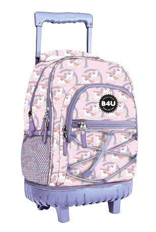 Mochila Trolley B4U Unicornios 44cm. (V)