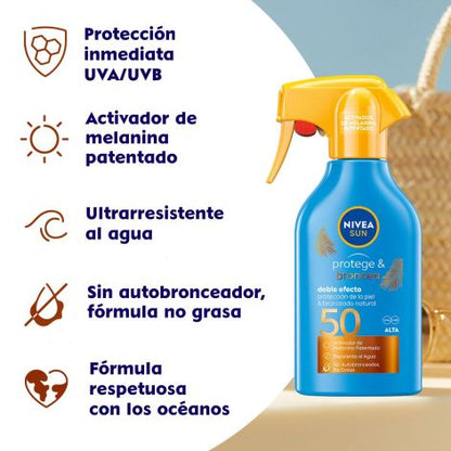 Sun Protege & Broncea Spray SPF 50