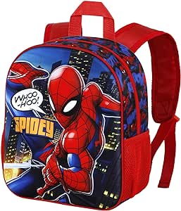 Mochila 3D Spiderman Marvel 31x26x11cm