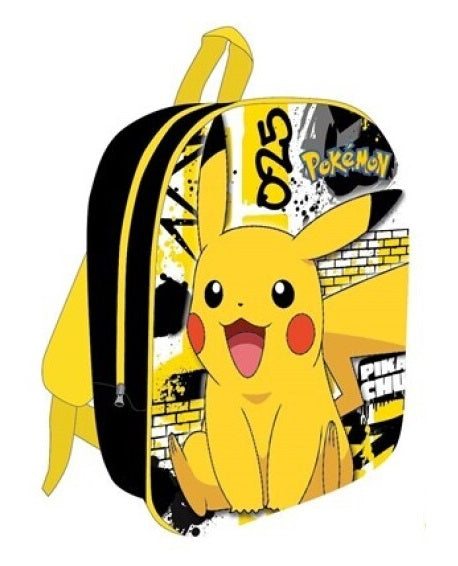 Mochila 3D Pokemon 40x30x15cm.