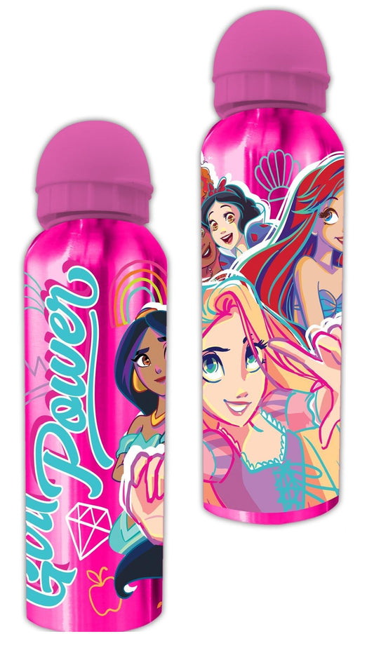Botella Cantimplora Aluminio 500Ml Princesas Disney