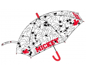 Paraguas Automatico Mickey Disney Transparente 48cm.